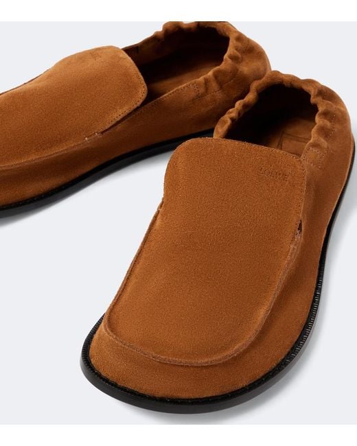 Mocassini Flex di Loewe in Brown da Uomo