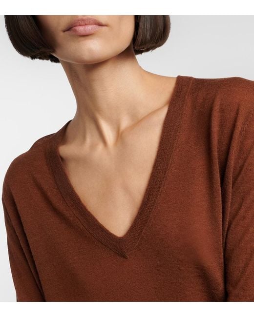 Joseph Brown Cashmere Sweater