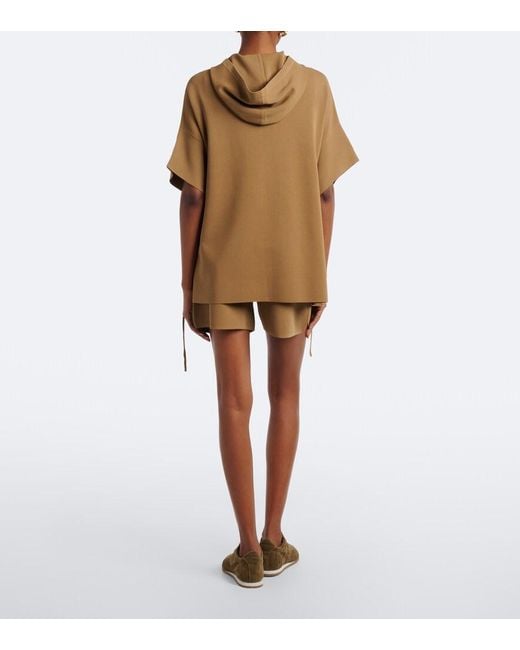 Max Mara Natural Knitted Shorts