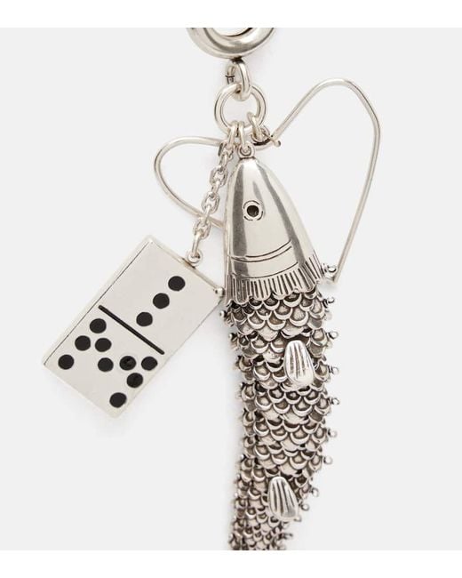 Isabel Marant White Abby Keychain