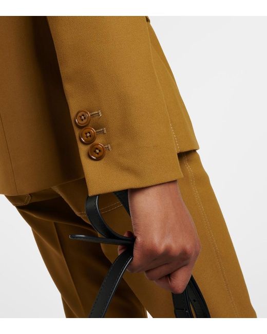 Dorothee Schumacher Green Double-Breasted Blazer