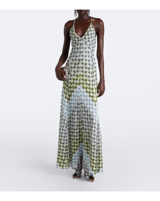 Missoni Metallic Lame Maxi Dress