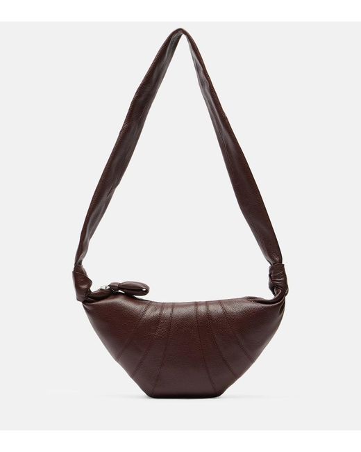 Lemaire Brown Small Croissant Shoulder Bag