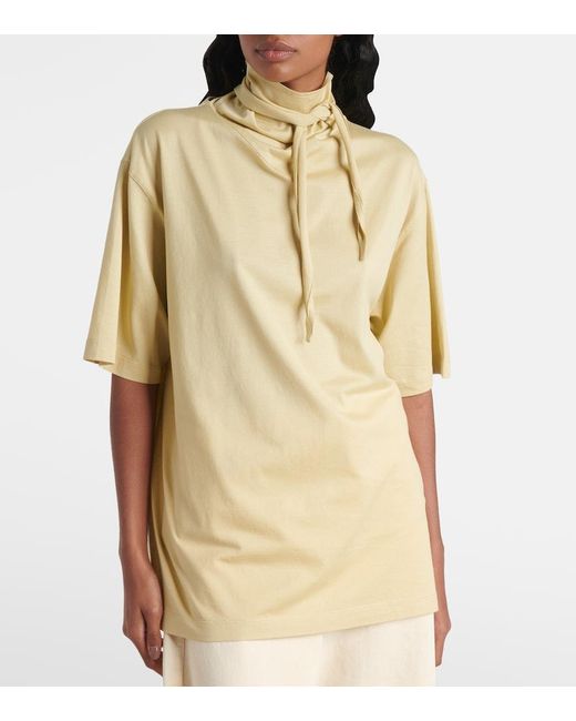 Lemaire Natural Foulard Cotton Jersey T-Shirt
