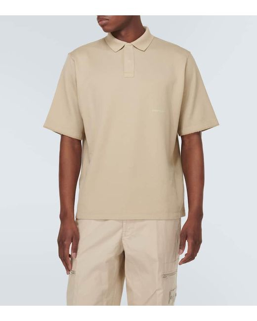 Stone Island Natural Ghost Cotton Polo Shirt for men