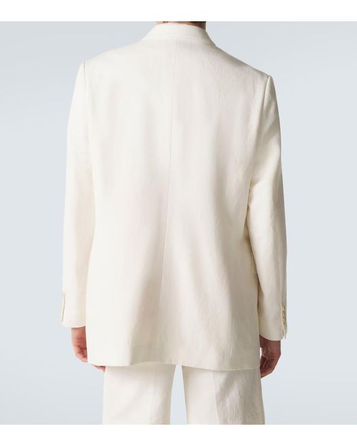 Blazer Cruzado Auralee de hombre de color Natural