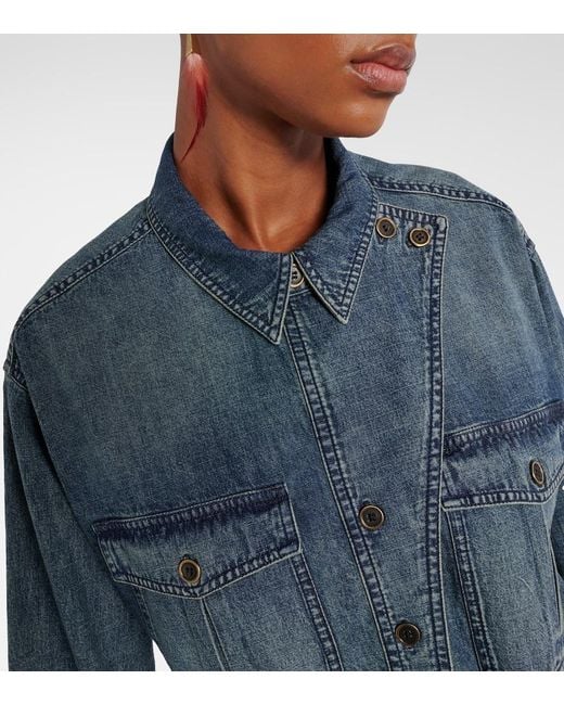 Isabel Marant Blue Denim Jumpsuit