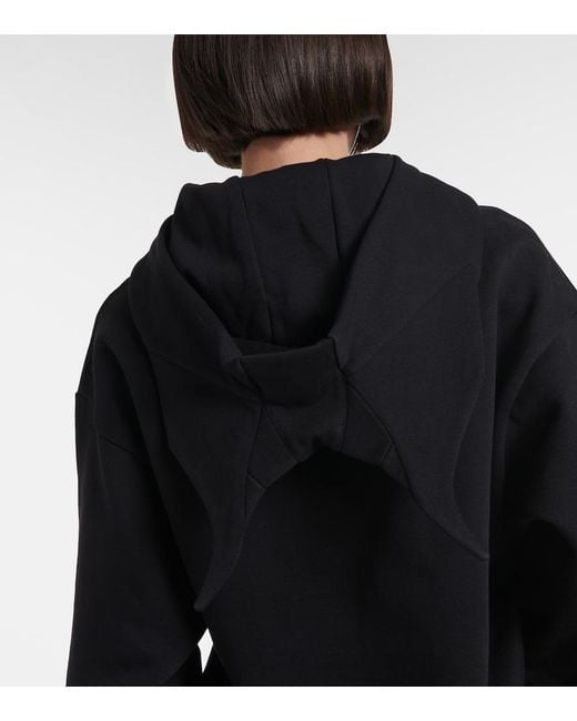Coperni Black X Disney Maleficent Cotton-Blend Hoodie