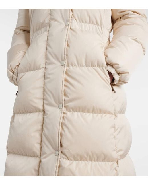 Piumino Chamer Con Cappuccio di Moncler in Natural