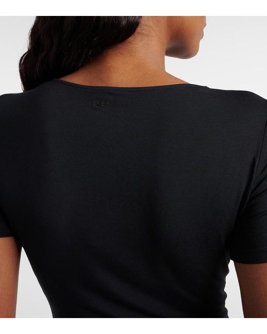 Eres Black Anna Gathered T-Shirt
