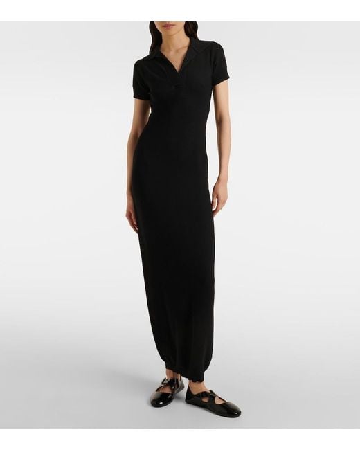 Robe Polo Alaïa en coloris Black