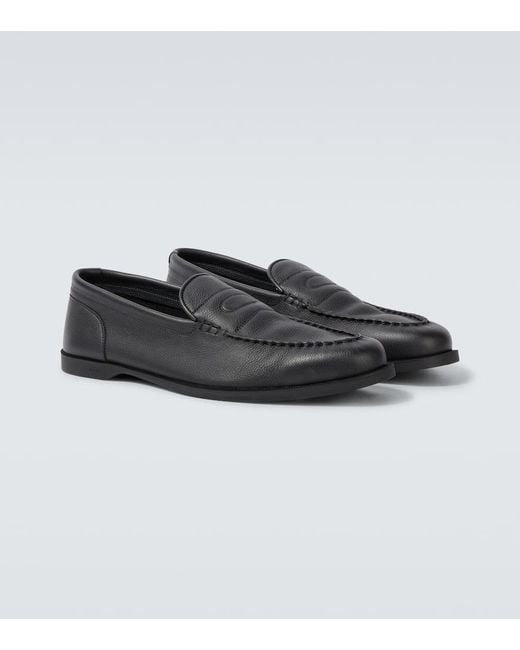 John Lobb Loafers Pace Aus Leder in Black für Herren