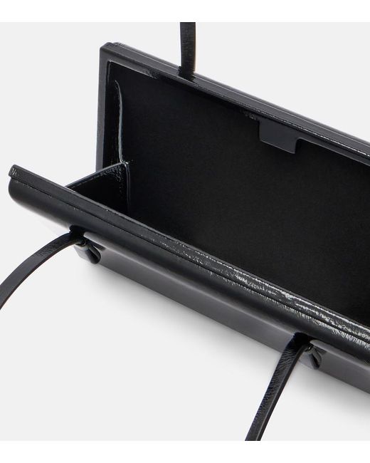Totême Black Cocktail Leather Shoulder Bag