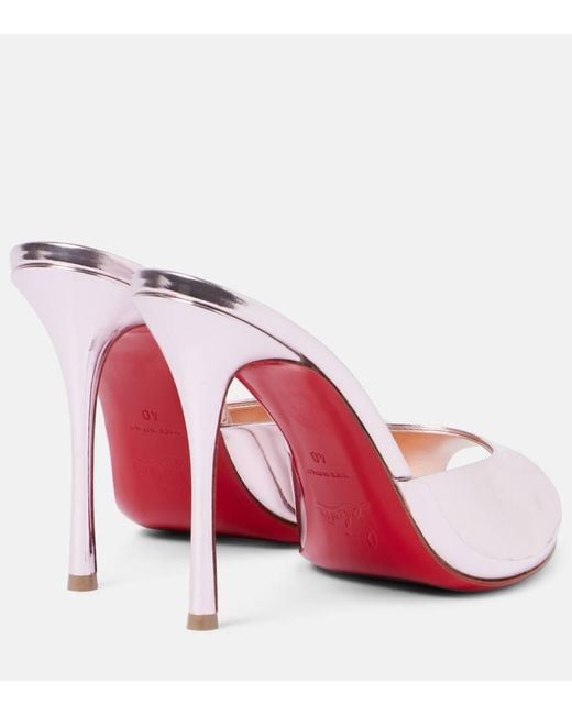 Mules Me Dolly 100 di Christian Louboutin in Pink