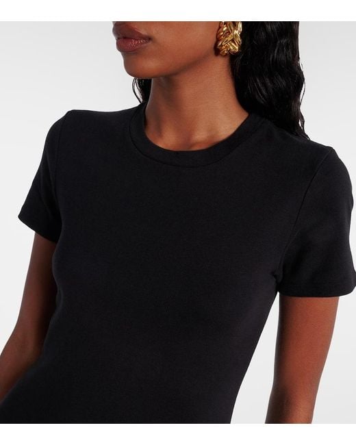 Nili Lotan Black Maxikleid Lucinda Aus Baumwoll-Jersey