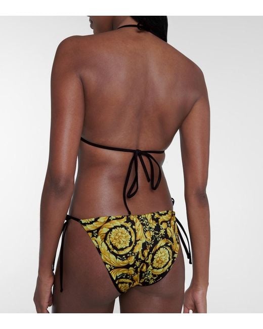 Versace Multicolor Barocco Bikini Bottoms