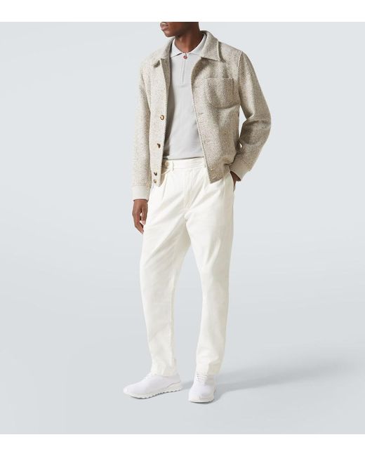 Sneakers di Kiton in White da Uomo