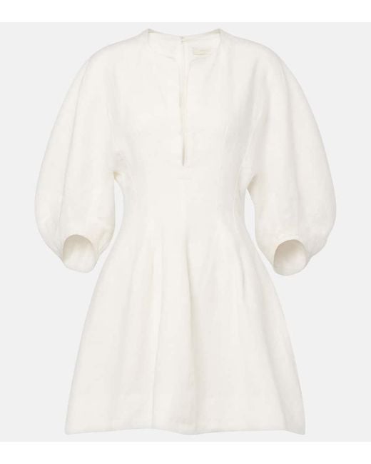 Abito Corto Soleil di Faithfull The Brand in White