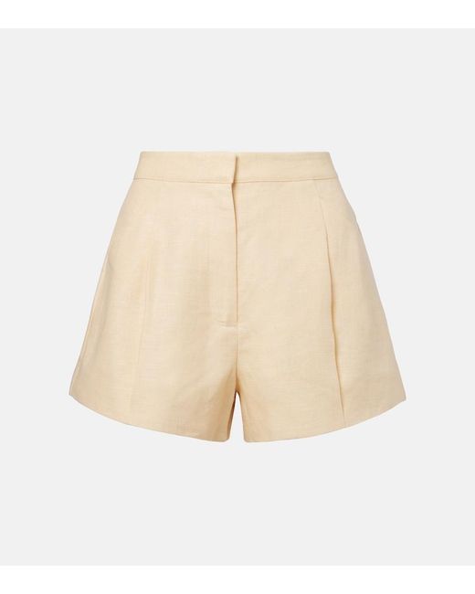 Posse Natural Rosalie Linen Shorts