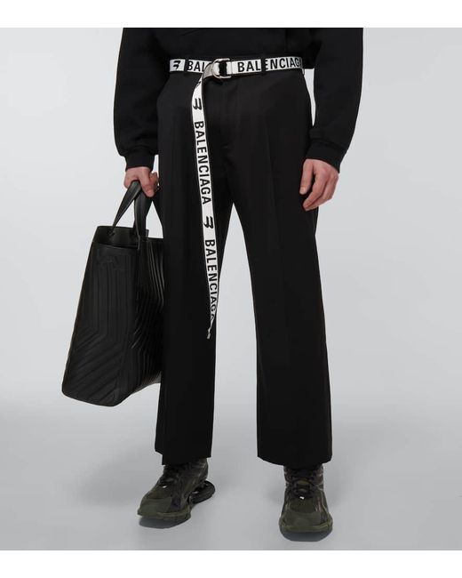 Balenciaga Gürtel mit Logo-Print in White für Herren
