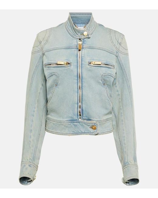 Blumarine Blue Denim Jacket