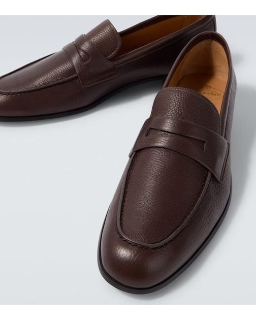 Church's Brown Milton Leather Penny Loafers for men