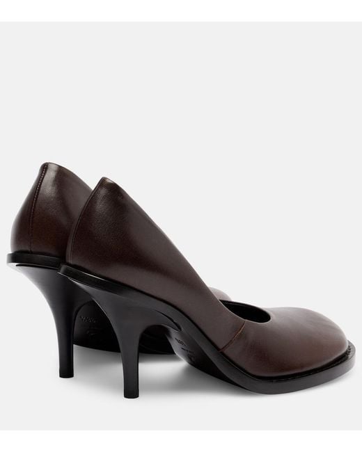 Dries Van Noten Black Leather Pumps