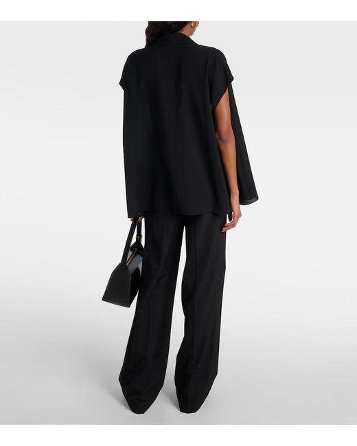 Joseph Black Antin Pleated Blouse