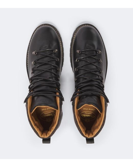Church's Black Poulton Leather Lace-Up Boots for men