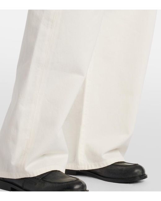 Citizens of Humanity White Ayla High-Rise Cotton Cargo Pants