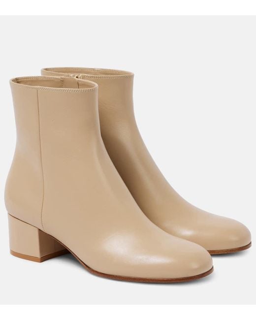 Stivaletti Joelle 45 di Gianvito Rossi in Natural