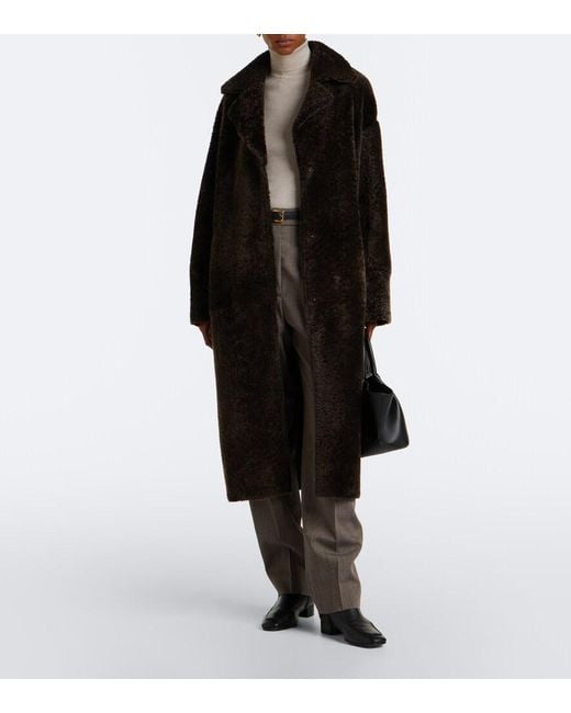 Arma Black Ines Reversible Shearling Coat