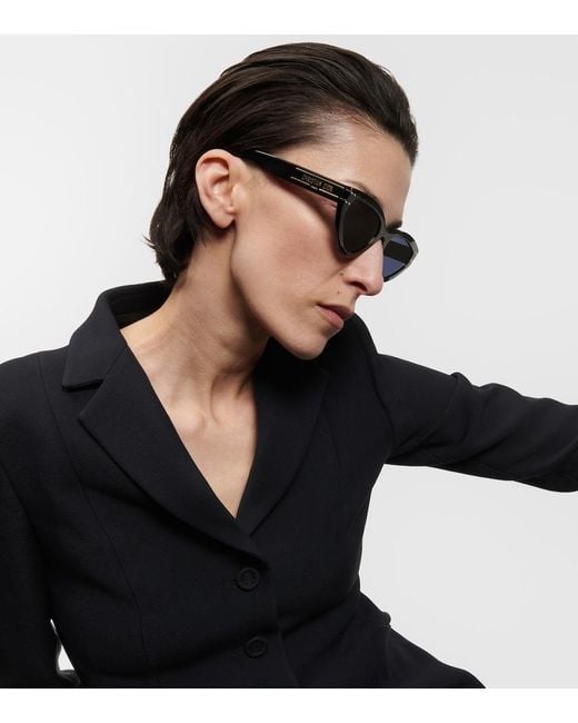 Dior Blue Diorsignature B2u Cat-eye Sunglasses