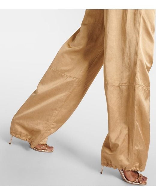 Dorothee Schumacher Natural Slouchy Coolness Wide-Leg Pants