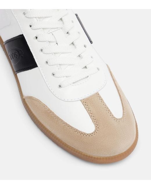 Tod's White Leather Sneakers