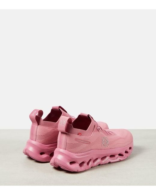 Loewe Pink + On Cloudtilt Sneakers Aus Recyceltem Stretch-strick