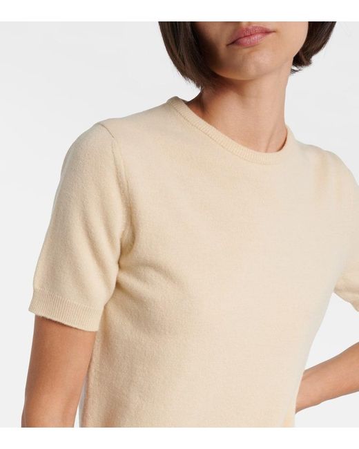 Maison Margiela Natural Four Stiches Virgin Wool Top