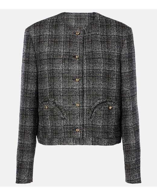 Blazé Milano Gray Jacke Lulua Shamo Aus Einem Wollgemisch