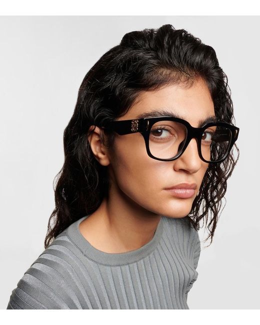 Loewe Brown Anagram Square Glasses