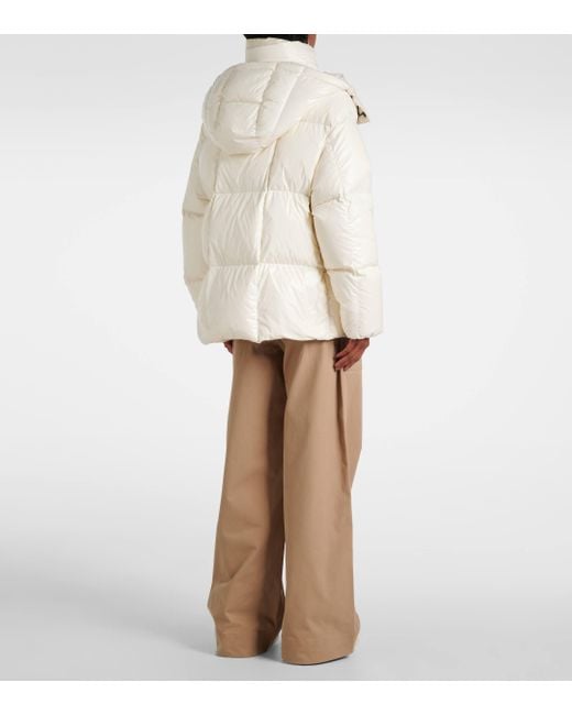 Moncler White Parana Quilted Down Jacket