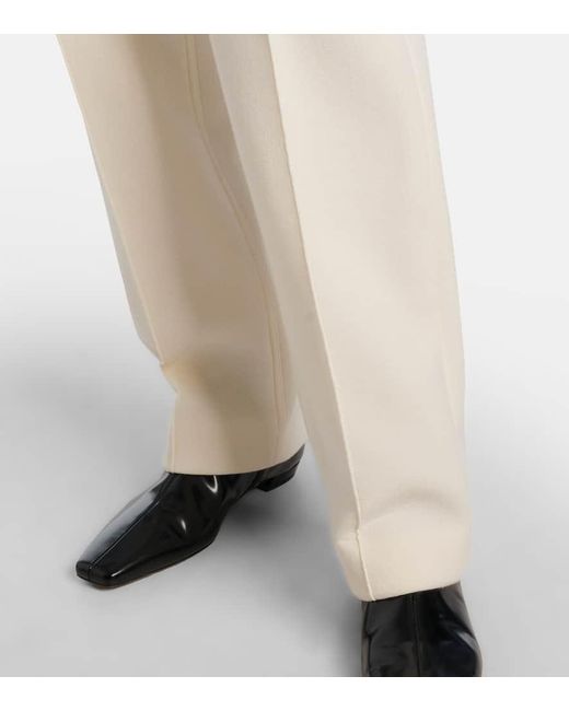 Proenza Schouler White Zee High-Rise Scuba Straight Pants