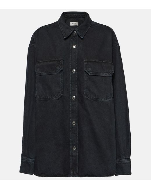 Camicia di jeans oversize Camryn di Agolde in Black
