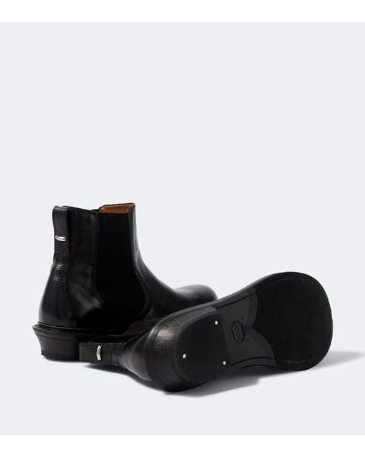 Our Legacy Black Posh Leather Chelsea Boots for men