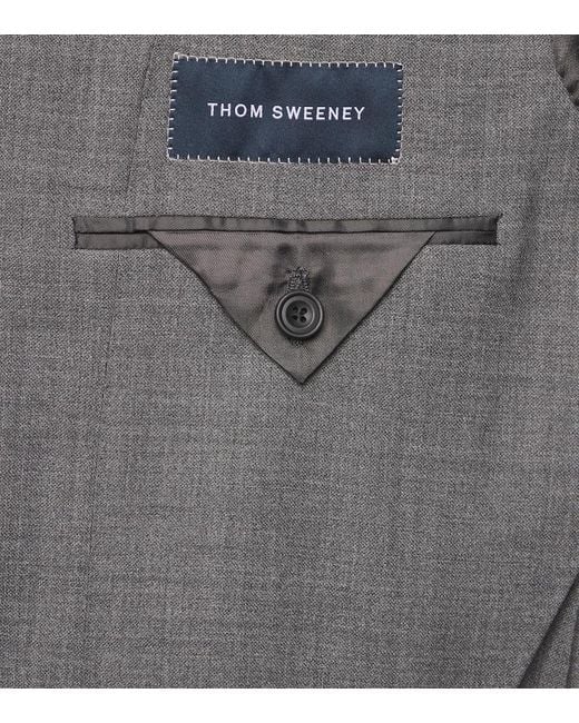 Thom Sweeney Gray Wool Suit for men