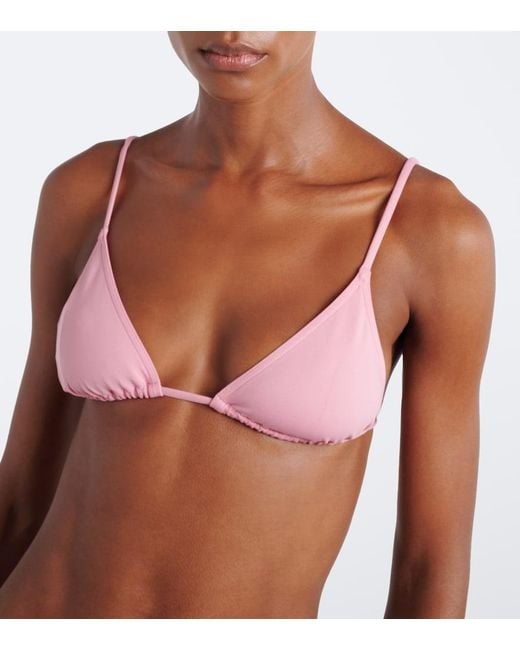 Eres Pink Mouna Bikini Top