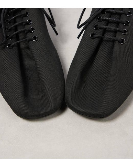 TOTEME Canvas Sneakers in Black | Lyst