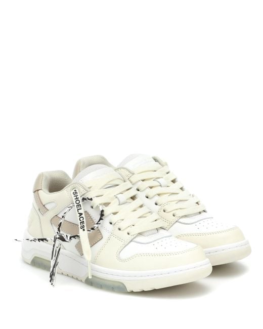 Off-White c/o Virgil Abloh Ooo Out Of Office Leather Sneakers in ...