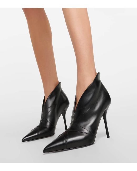 Alaïa Black Heeled Ankle Boots