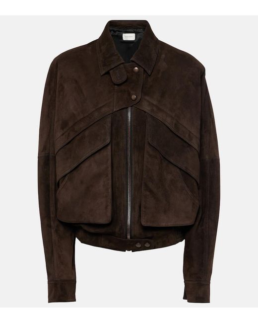 Magda Butrym Black Suede Jacket