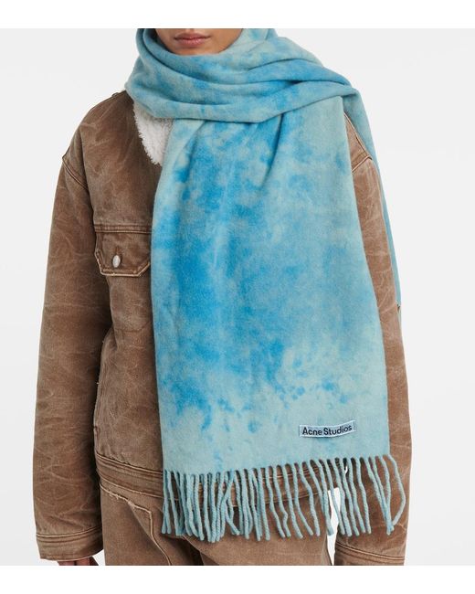Sciarpa di Acne in Blue